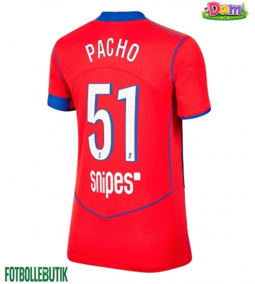 Paris Saint-Germain Willian Pacho #51 Tredje Tröja Kvinnor 2025-26 Kortärmad